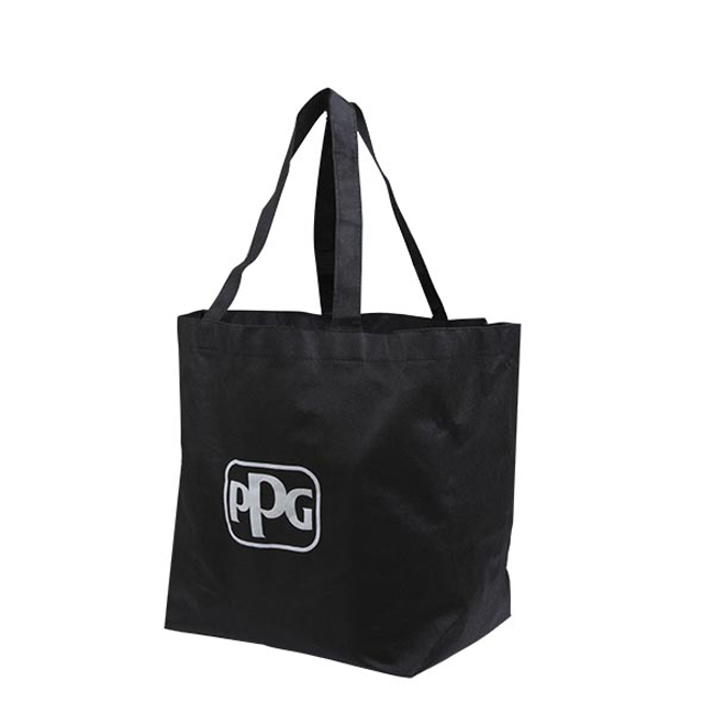 Black Budget Shopper Tote