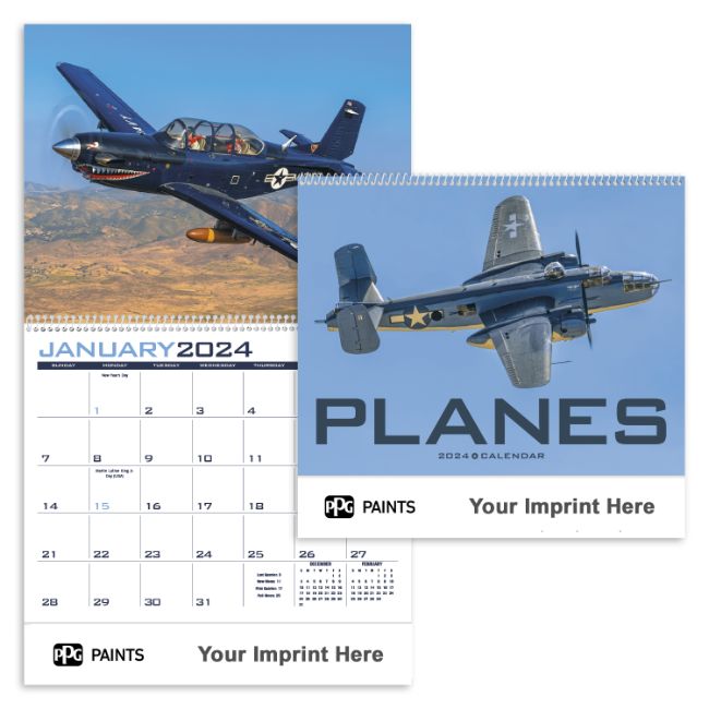 Planes Calendar-PPG Paints