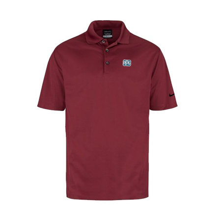 Red Nike ® Pique Polo product image