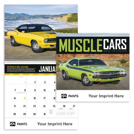 Muscle Cars Calendar-PPG Paints product image