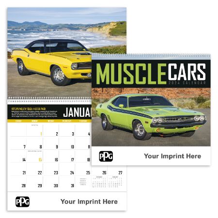 Muscle Cars Calendar-PPG product image